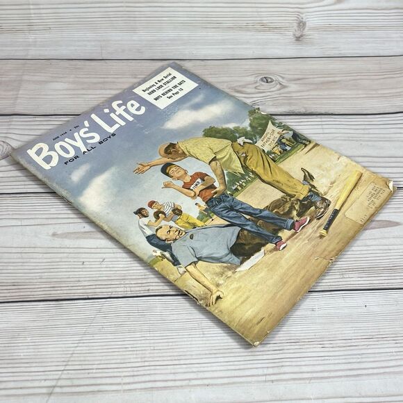 Vintage BOYS LIFE Magazine June 1954 Boy Scouts Advertisement Hard Luck Stallion - Picture 6 of 16
